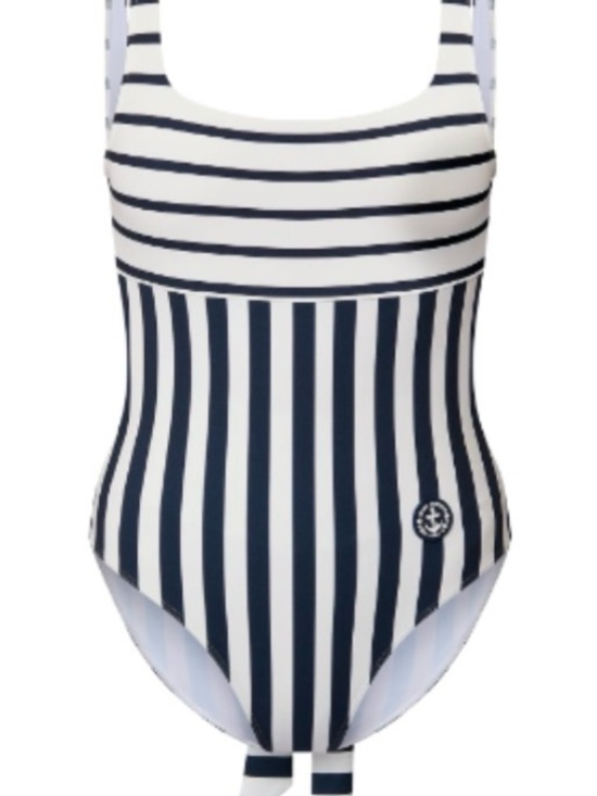 Louis Vuitton Other - Louis Vuitton Navy & White Striped One Piece with Case